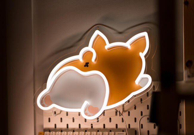 Nightglow Studio x Little Corgo Neon Sign